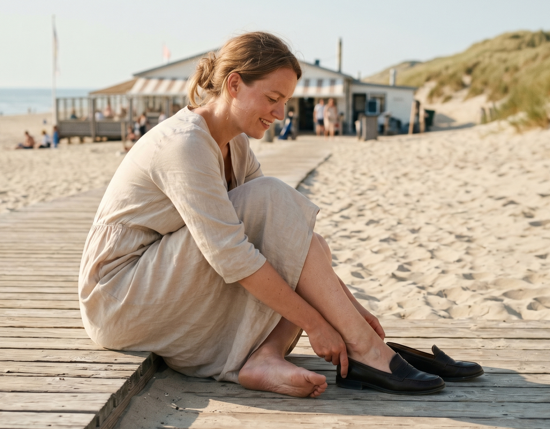 Zwellende voeten en enkels tijdens een warme zomerdag