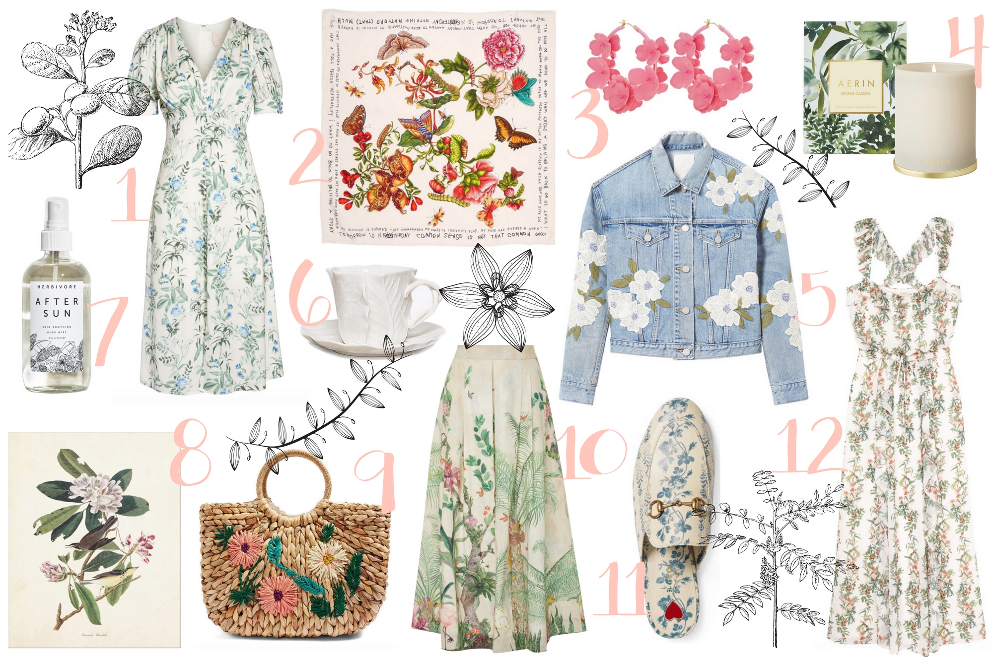 De nieuwe modetrend van 2026: Botanic prints — en wat je eronder draagt